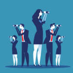 business team searching